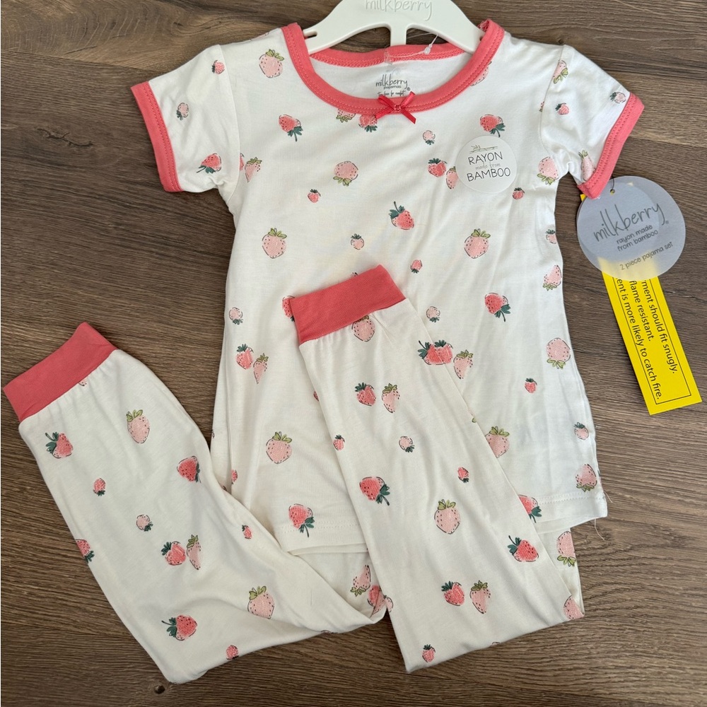 Strawberry Bamboo PJs